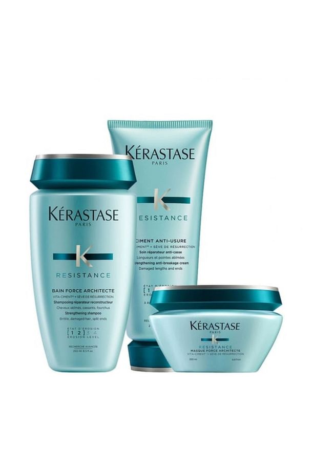 Architecte Yıpranmış Saçlar İçin Onarıcı Set Şampuan Maske Krem650ML - 1