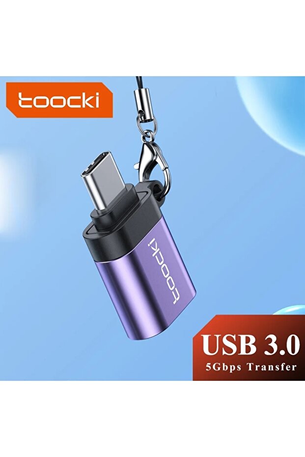 Toocki Type-c To Usb 3.0 Fast 5mbs Fast Converter Converter Adapter - 7