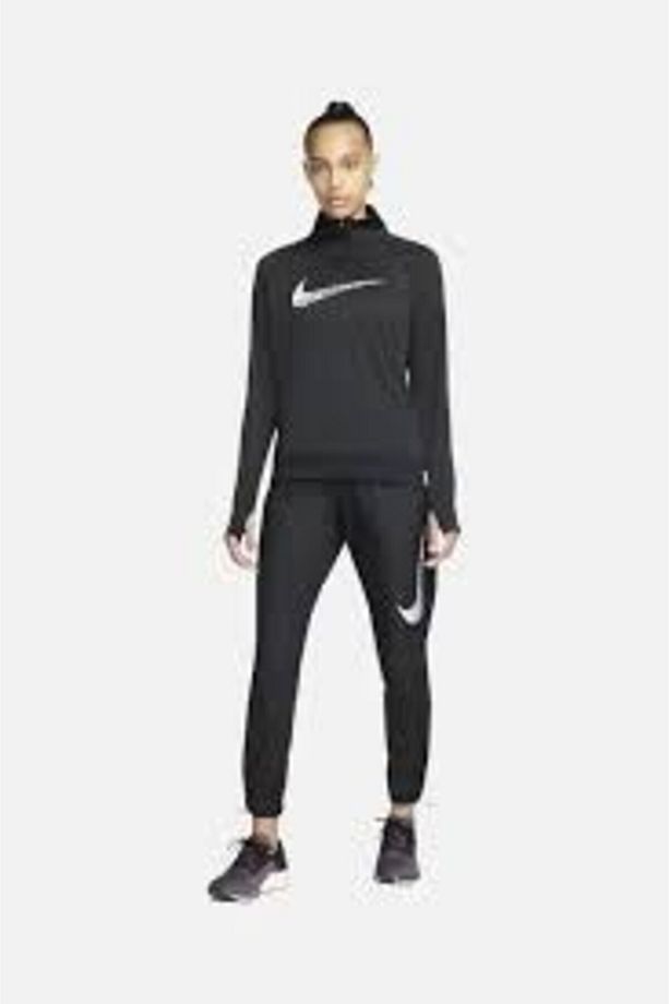 Dri-Fit Swoosh Run Mid-Rise Running Kadın Eşofman Altı DM7771-010 - 4