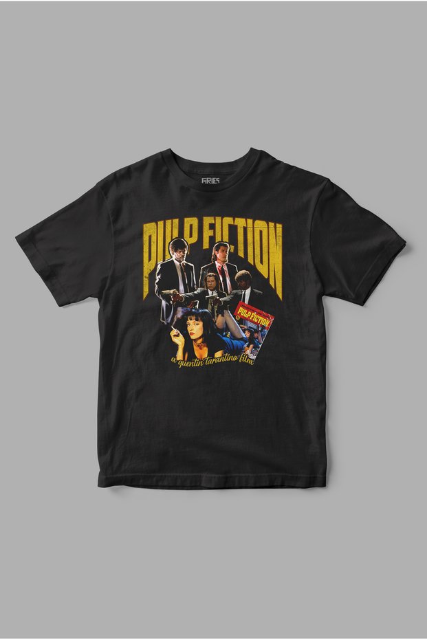 Pulp Fiction Retro Printed T-Shirt