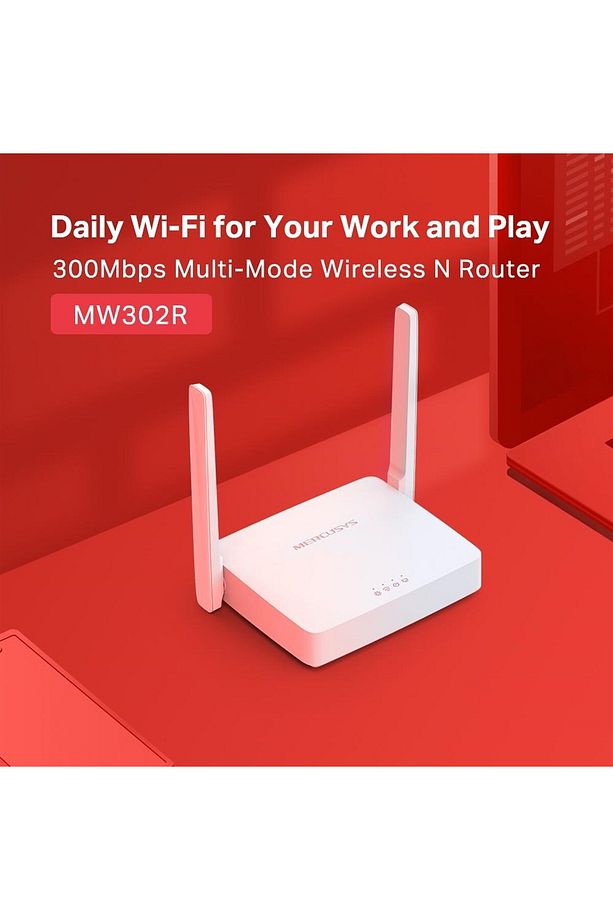 Mercusys Mw302r 300mbps Wifi N Router - 2