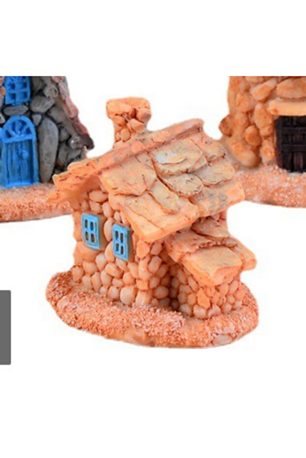 4'lü Mini Taş Ev - 5