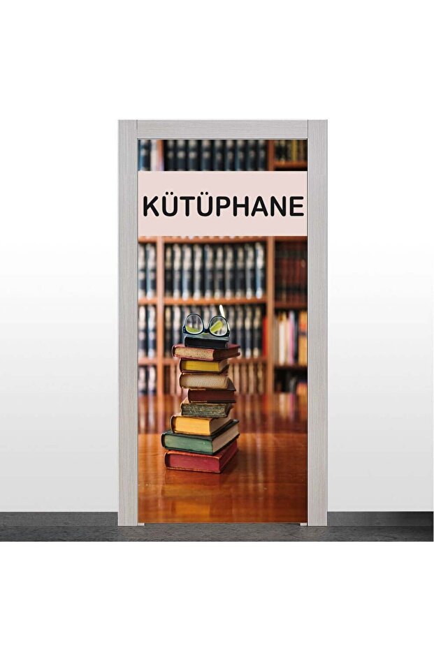 Kütüphane Kapı Giydirme - 1