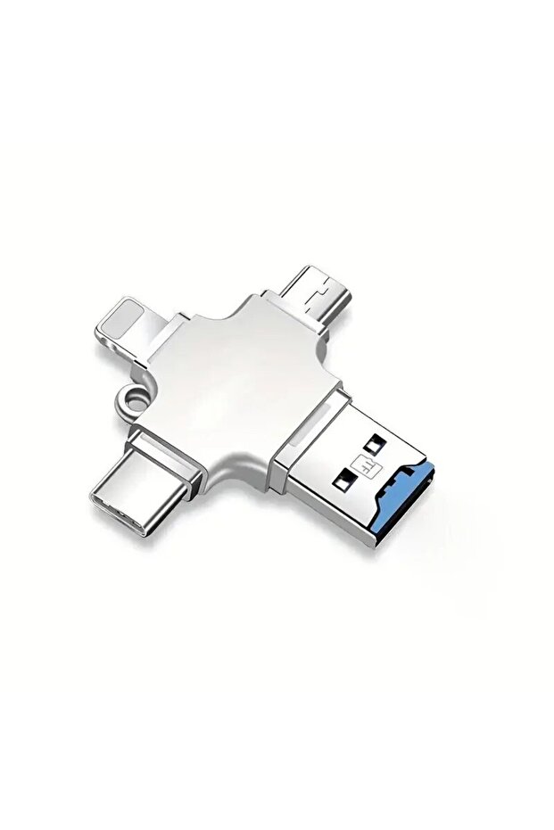 STmagic محمول 4 في 1 قارئ بطاقات Micro SD واجهة Lightning الكل في 1 قارئ بطاقات ذاكرة...