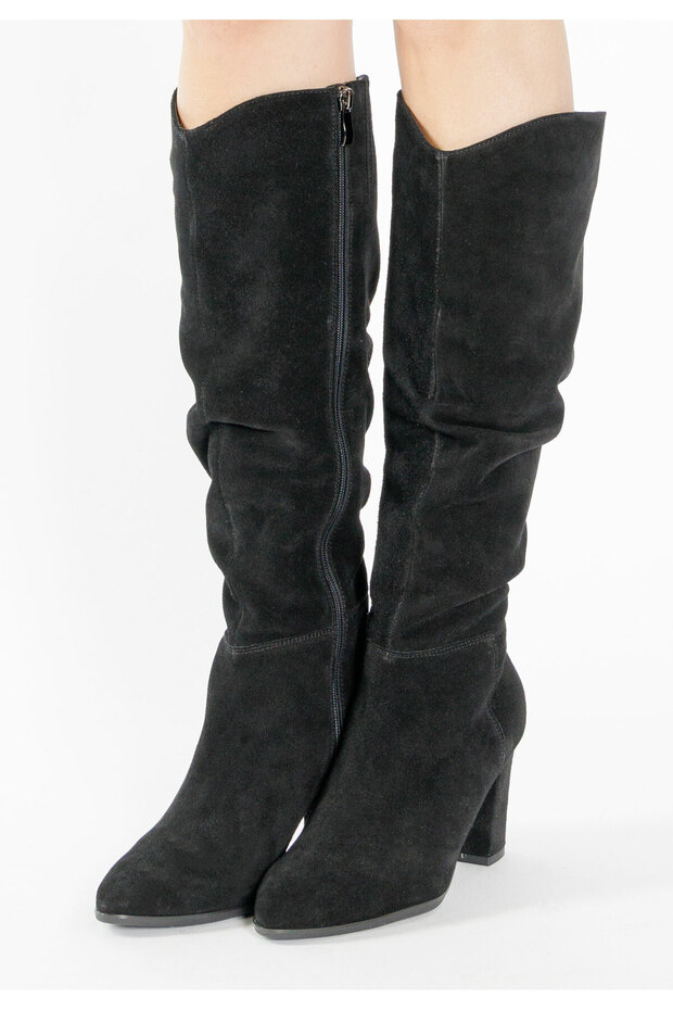 Veloursleder Stiefel - 1