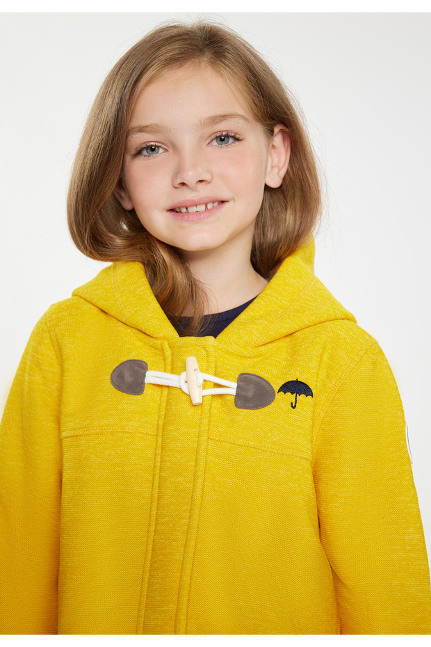 Strickfleecedufflecoat pentru fetiță - 5