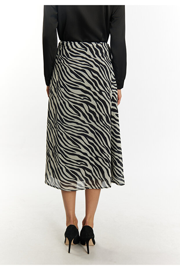 Rock mit Zebra-Print - 4