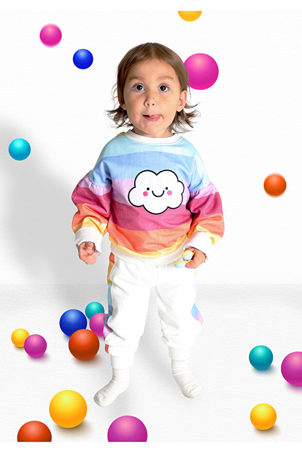 Colorful Girl's Tracksuit Set ES2