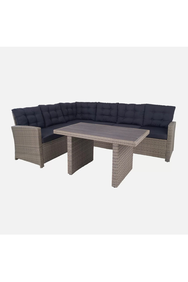 Rattan Köşe Oturma Grubu, Bahçe Oturma Grubu, Bahçe Takımı - 2