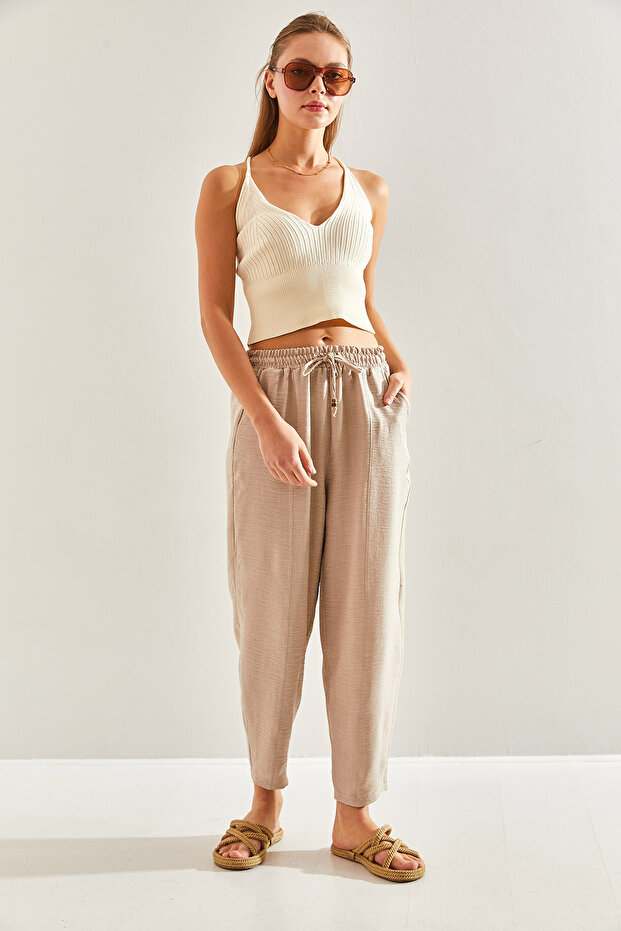 Damenhose mit elastischem Bund 60111076 - 6