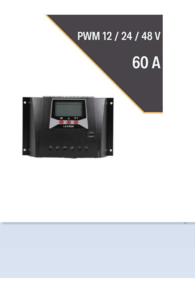 60A PWM ŞARJ KONTROL CİHAZI - 1