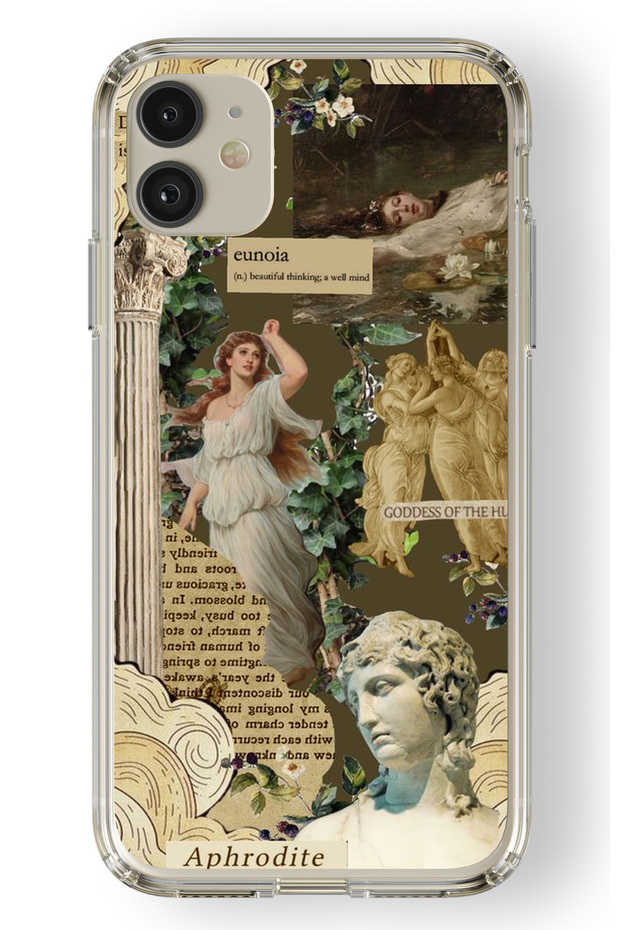 حافظة شفافة مطبوعة بتصميم أفروديت متوافقة مع هاتف آيفون 11 - 1