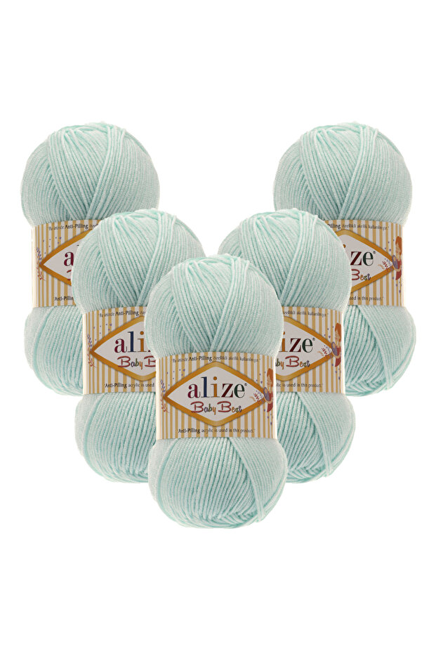 Baby Best 5-Piece 19 Sea Crystal Hand Knitting Yarn