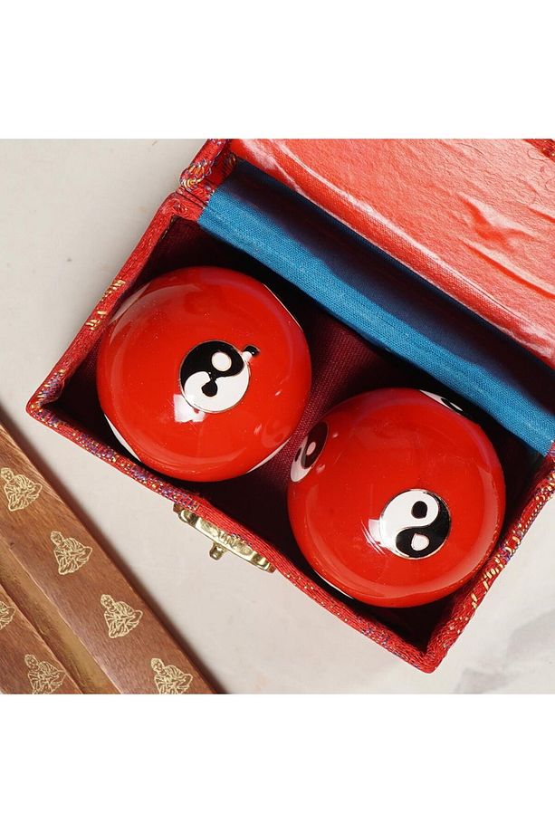 Yin Yang Temalı Zen Meditasyon Baoding Topu - 2