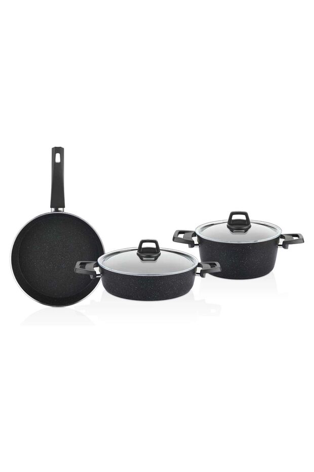 Ozd Paçi 5 Parça Granit Set - 3