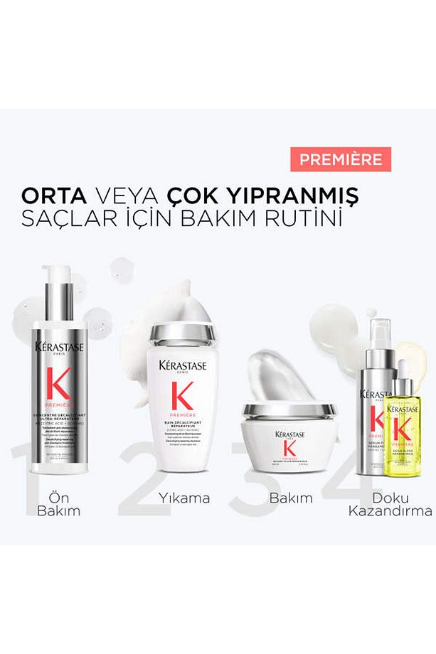 Premiere Bain Decalcifiant Reparateur Yıpranmış Saçlar için Onarım Sağlayan Şampuan 250 ml - 5