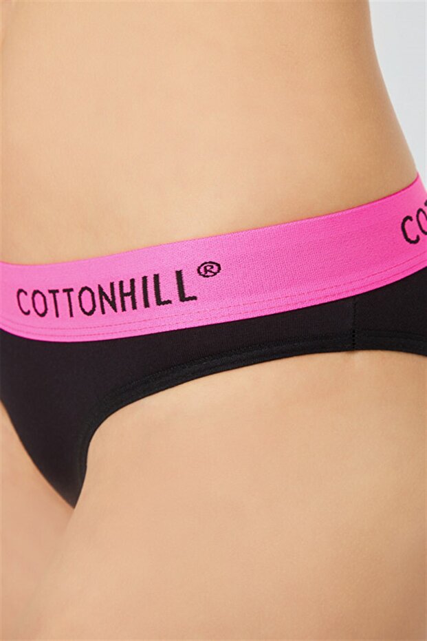 Pamuklu Basic Kadın Bikini Külot 3'lü Paket - 2 - 5