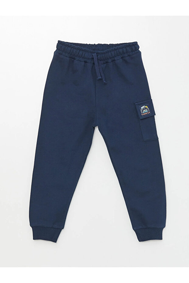 LCW baby Beli Lastikli Erkek Bebek Jogger Eşofman Altı - 1