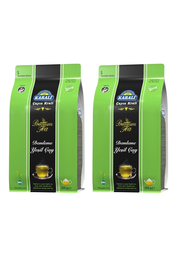 Premium Brewed Green Tea 200 Gr 2 Packs