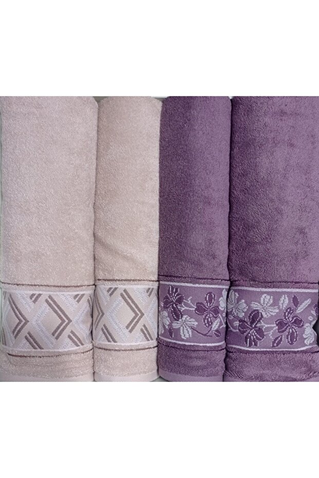 Fiore Line Bej Mürdüm Bambu Hamam Seti - 1