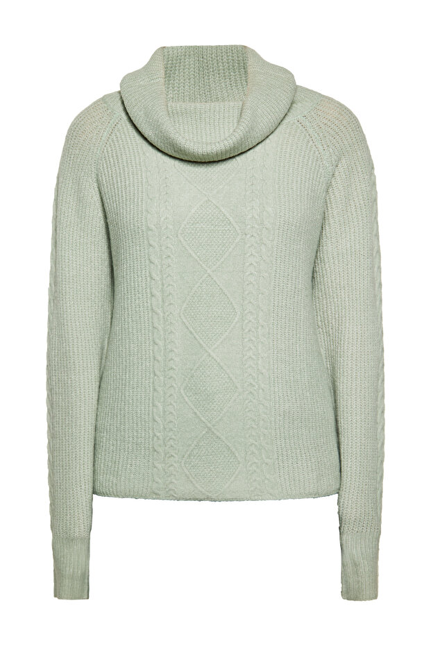 Knitted pullover - 1