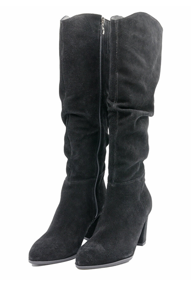 Veloursleder Stiefel - 5