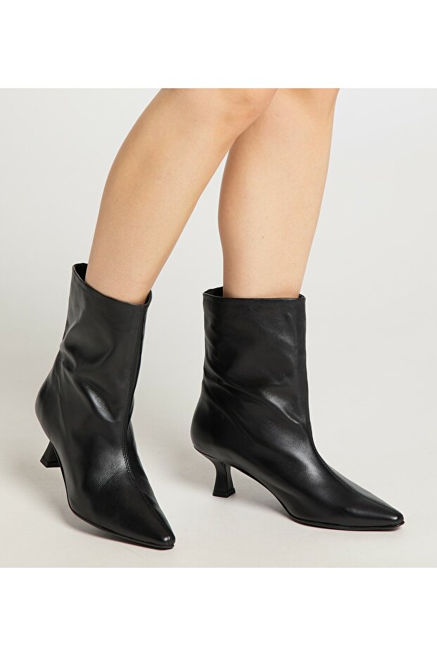 Leder Stiefelette - 1