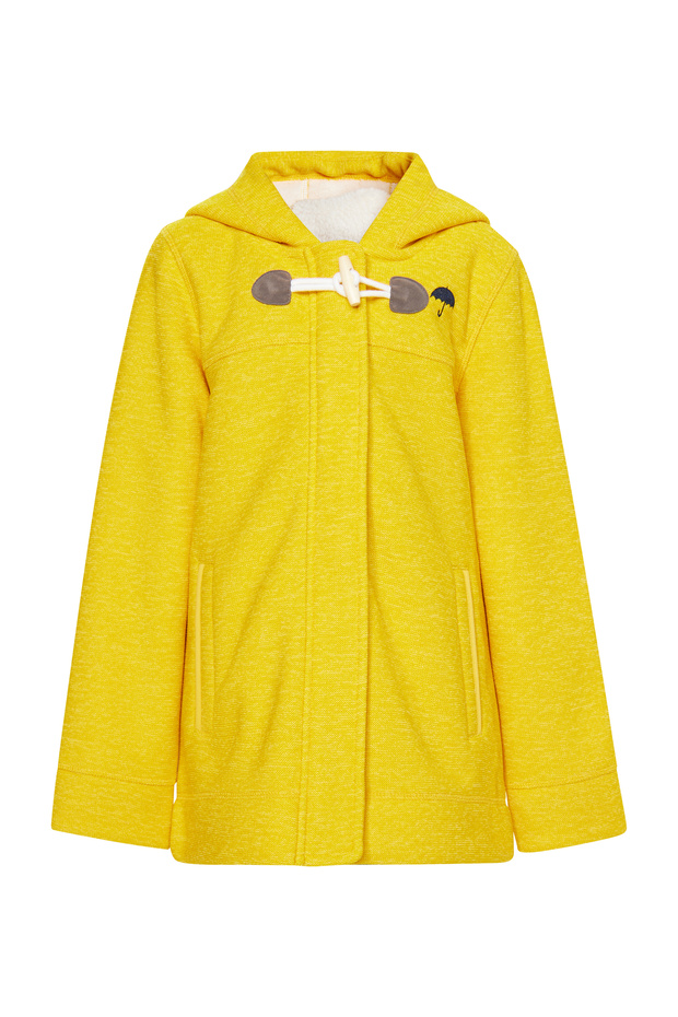 Strickfleecedufflecoat pentru fetiță - 2