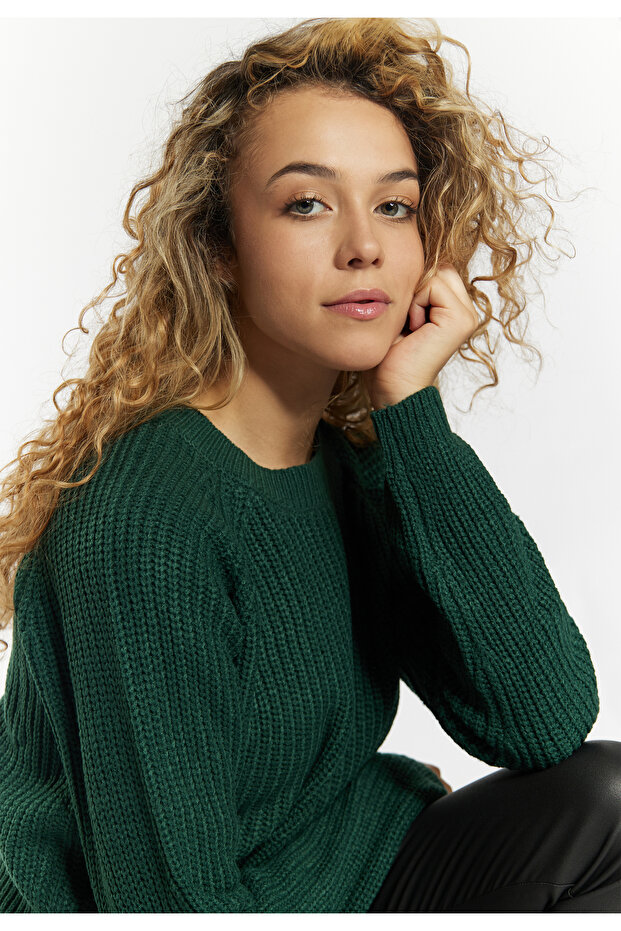 Strick Cropped Pullover - 5