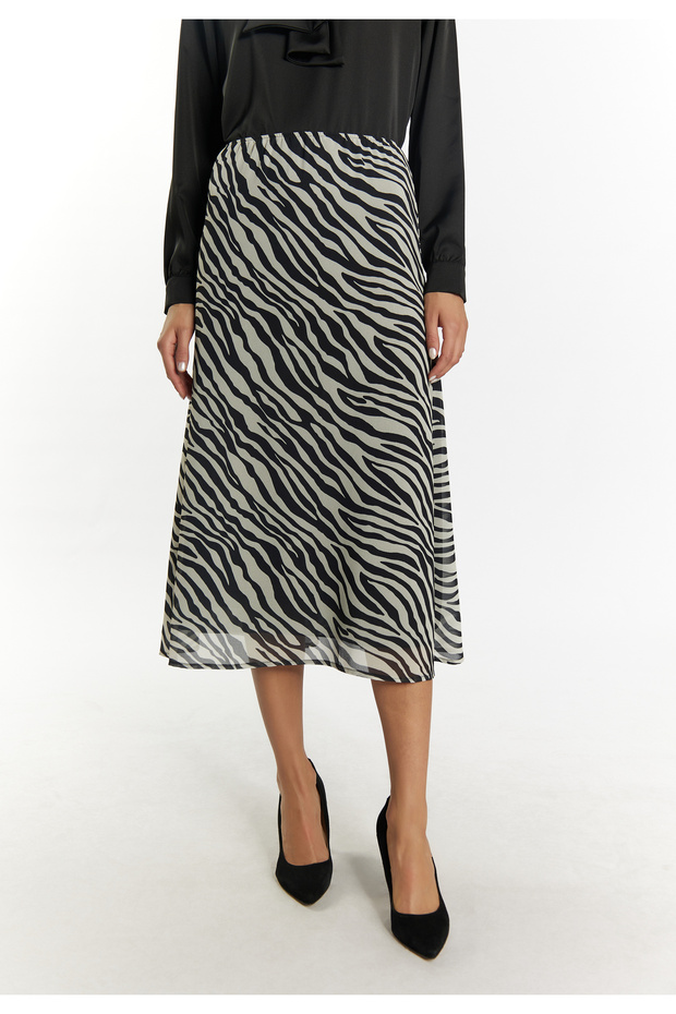 Rock mit Zebra-Print - 3