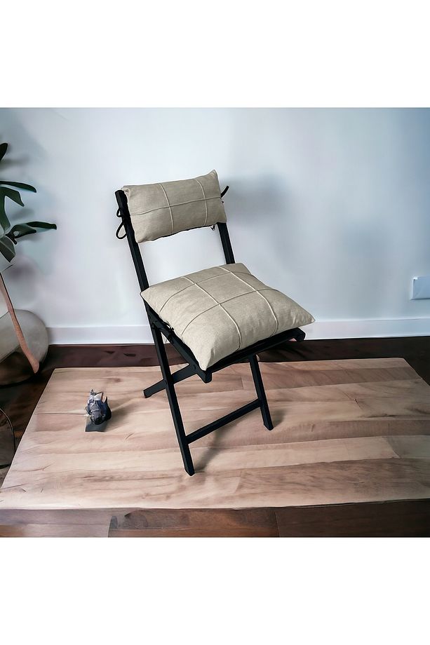 Minderli Balkon Bahçe Mutfak Bistro Set Katlanır 4+1 Masa - Sandalye - 3