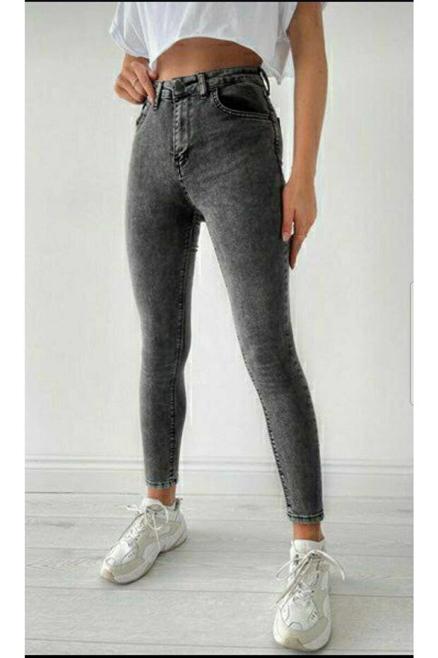 Women's Blue High Waist Ankle Length Skinny Lycra Jeans Trousers