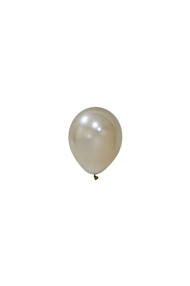 6 inch Chrome White Gold Latex Balloon 10 Pieces