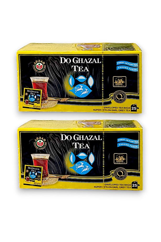 kokulu bardak poşet çay 2 paket/ 50 adet bergamot aromalı bardak poşet çay - 1