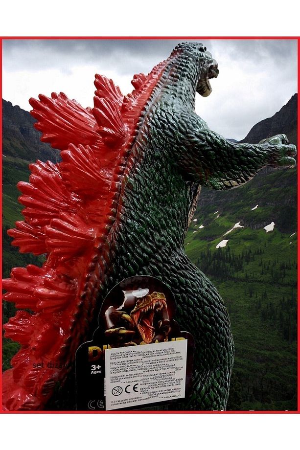 Sesli Yumuşak Godzilla 68 Cm Godzila Monster Canavar Sesli Dinazor Dev Boyda Kaliteli Oyuncak - 5