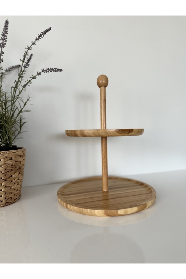 Bambu Katlı Sunumluk - 4
