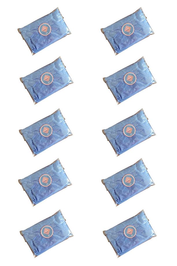 10 Lu Pakette Mavi Tek Kullanımlık Erkek Boxer, Kullan At Erkek Don - 4