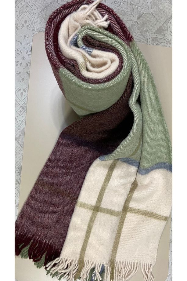 Gençev Home && %100 Saf Yün Scotch Battaniye Battal Boy Scotch Yün Battaniye - % 100 Saf Yün - Wool - 1
