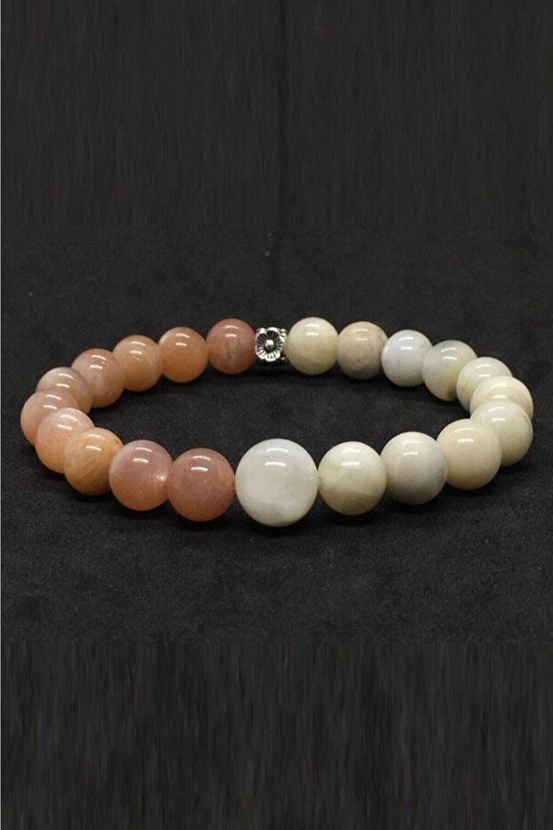 Unisex Sun and Moonstone Detailed Bracelet Mixed