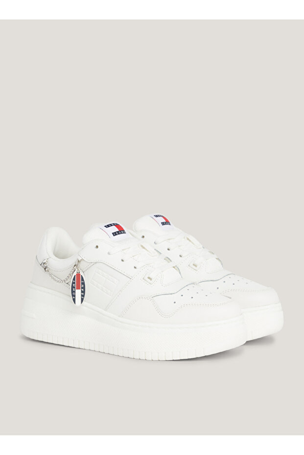 Ecru Women's Leather Sneakers EN0EN02421YBL