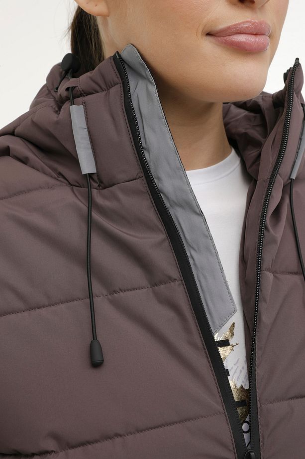 W-SN31 APRESKI COAT 2PR K MURDUM Kadın Kısa Kaban - 4