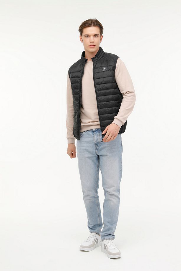 M-SN7 ANDRO VEST 2PR Siyah Erkek Yelek - 3