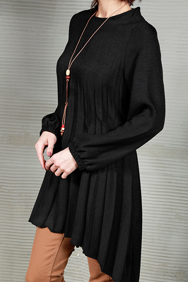 Kadın Piliseli Kolyeli Aerobin Tunik - 4