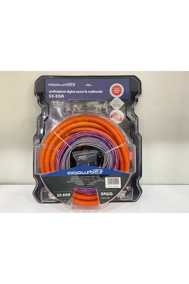 NETEX AQOUSTİCS 2 GA %100 BAKIR PROFESYONEL KABLO SETİ - 2