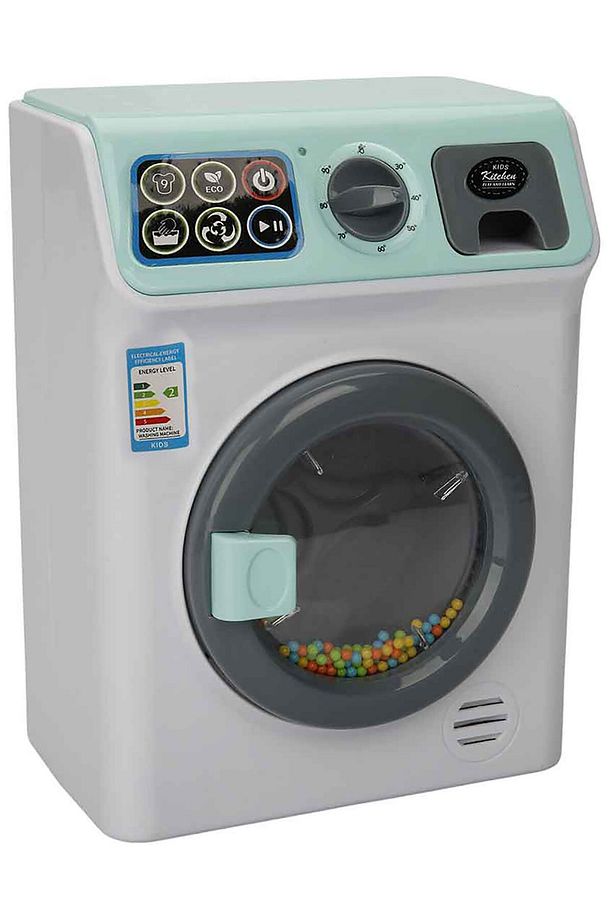 Hommy Sesli ve Işıklı Yeşil Çamaşır Makinesi - 1