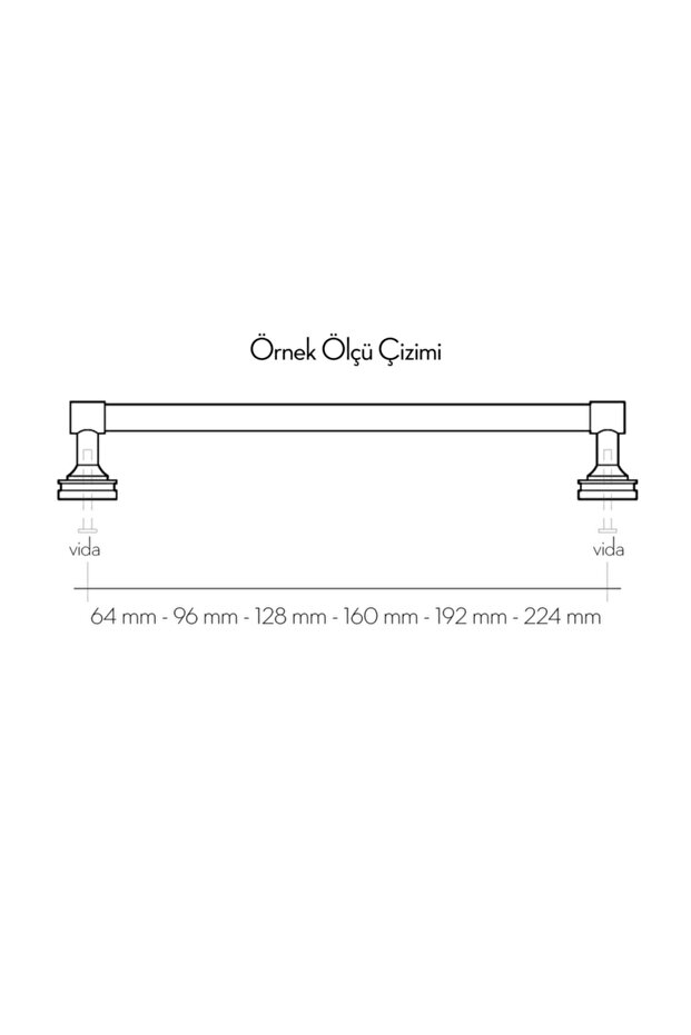 Ç.rustik Düğme Kulp - Krem / Antik - 5