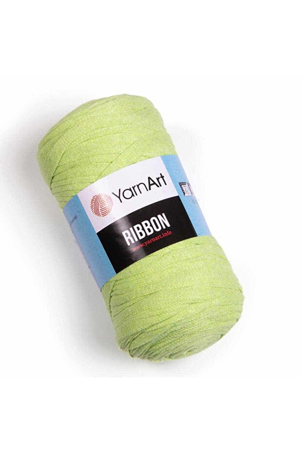 Ribbon - Accessory Hand Knitting Yarn Pistachio Green-755