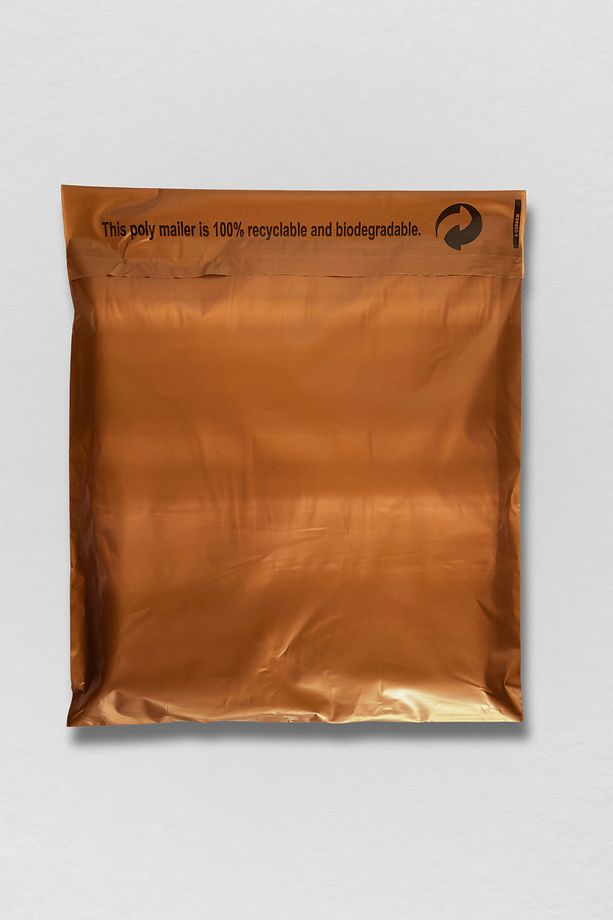 30x35 Cm Neon Gold Kargo Poşeti 100 Adet - 2