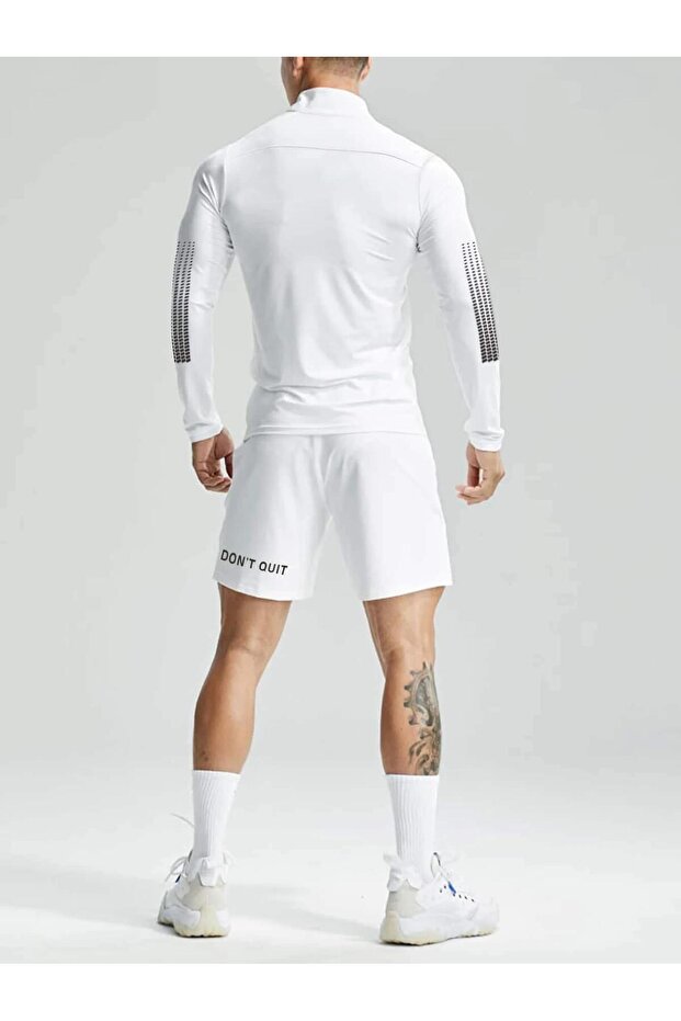 Ghassy Co. Męska koszulka do biegania z długim rękawem Quick Dry Damp - 3