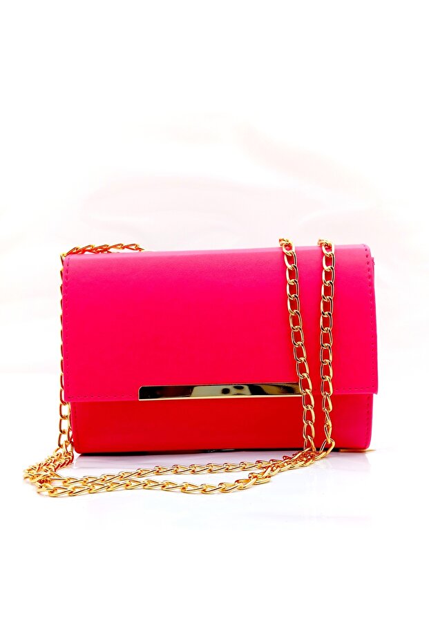 Geantă de umăr roz de damă  - 2